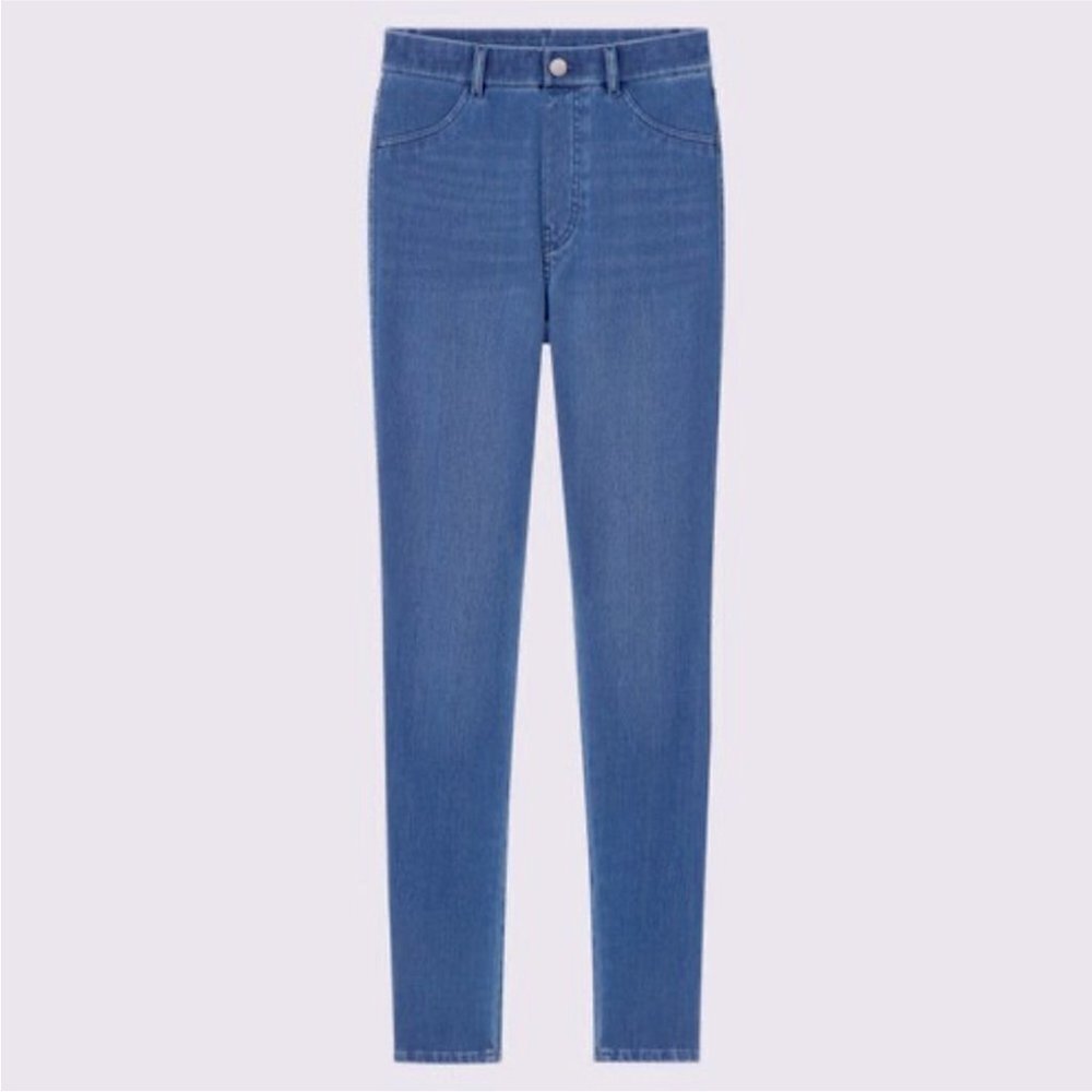 Uniqlo Heat Tech Super Stretch Blue Jeggings Size M ( Size 28-29")